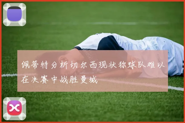 佩蒂特分析切尔西现状称球队难以在决赛中战胜曼城